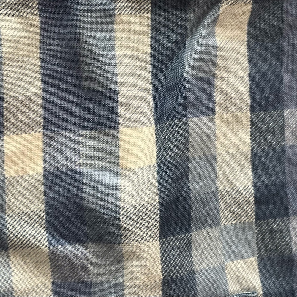 Vintage Tender Touch Baby Handcrafted Blue Plaid Cotton Romper Newborn-Preemie‎ - Picture 11 of 13